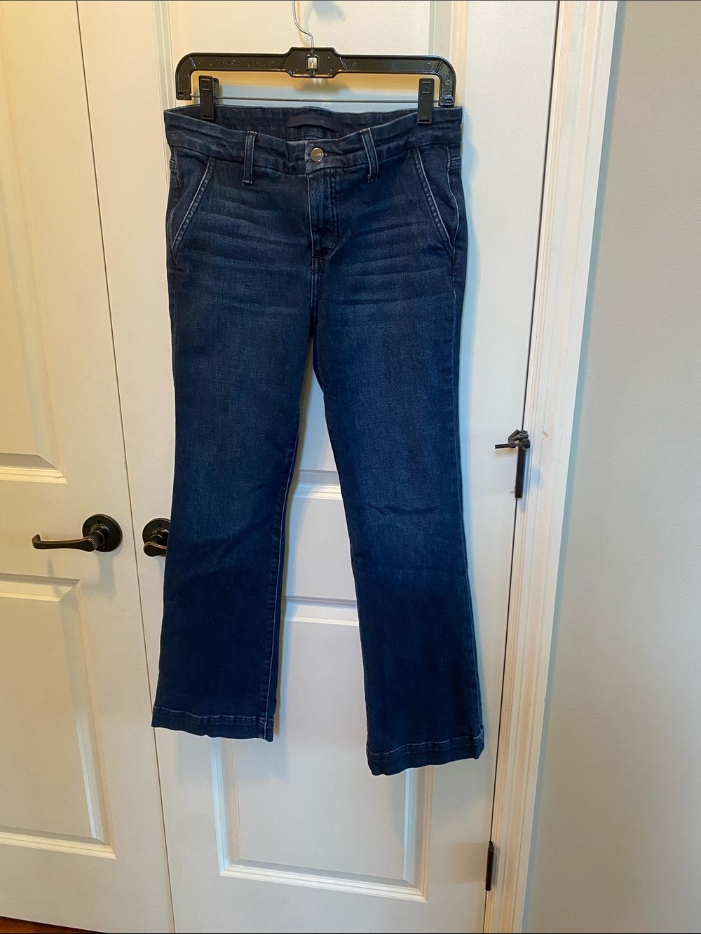 Joe's Jeans Indigo Flare Wide-Leg Jeans
